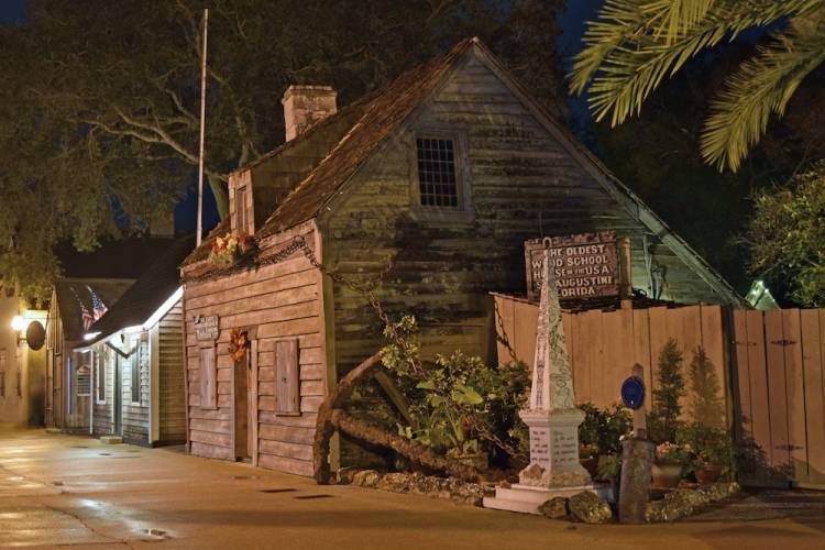 oldest wooden schoolhouse in St. Augustine 