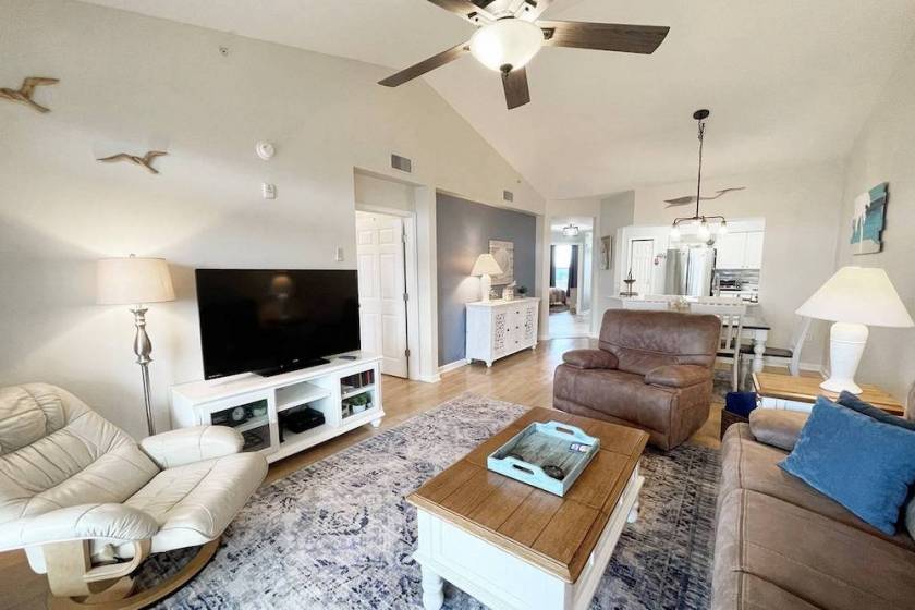 living room of Seaside at Anastasia vacation rental